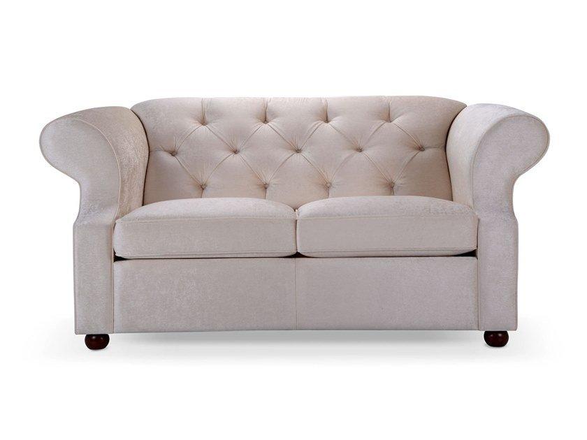 BENJAMIN Tufted upholstered fabric sofa