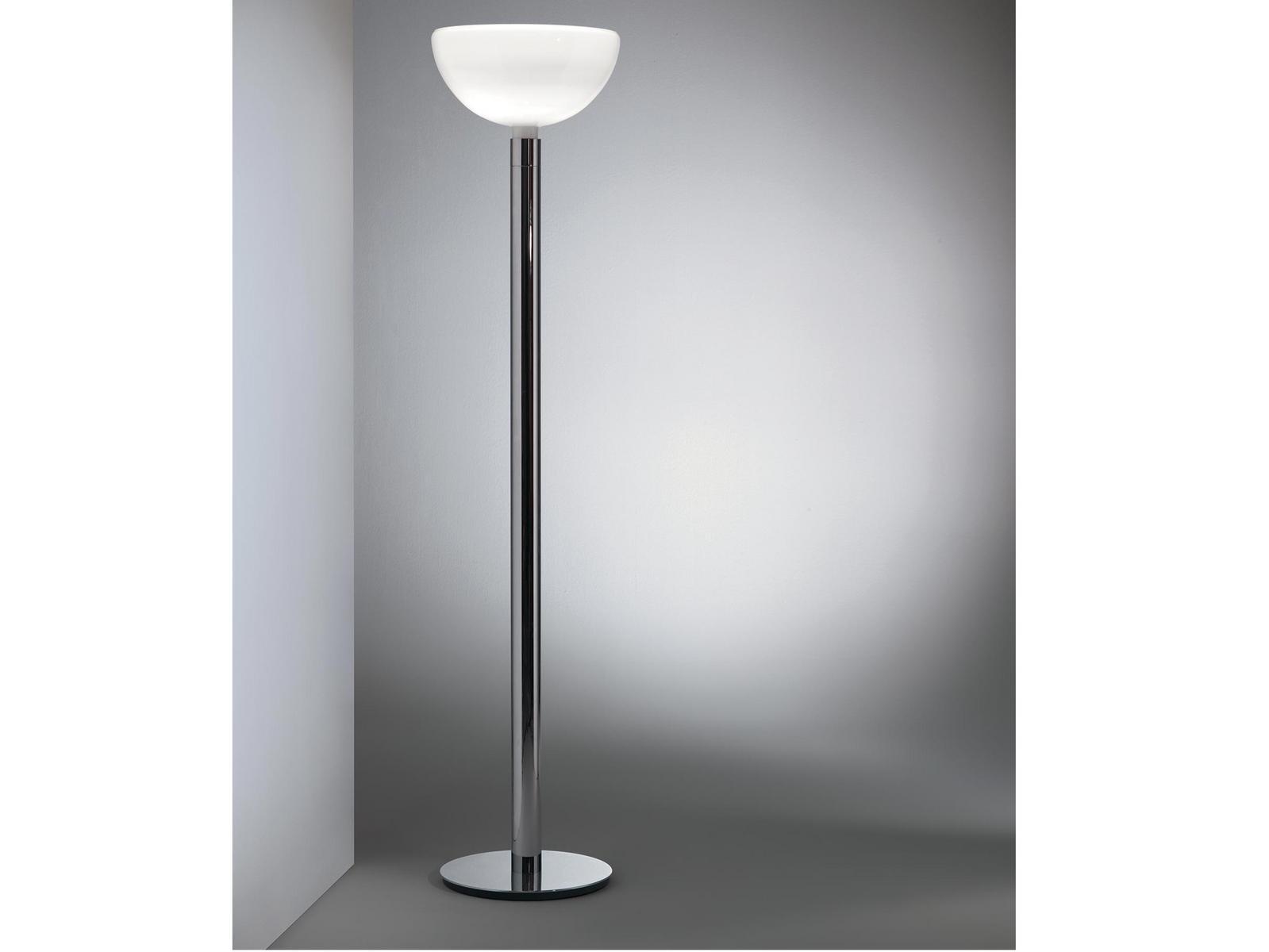 AM2C Metal and glass floor lamp