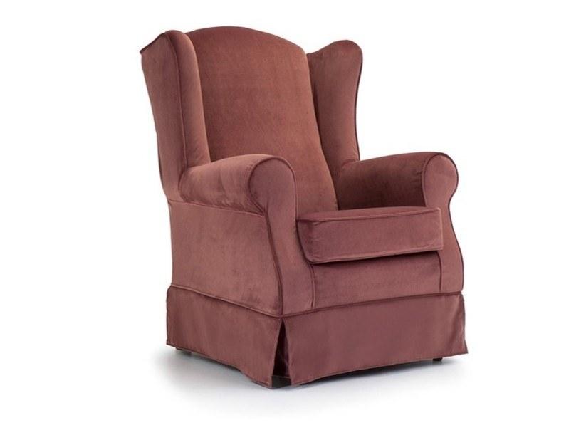 200 Upholstered fabric armchair