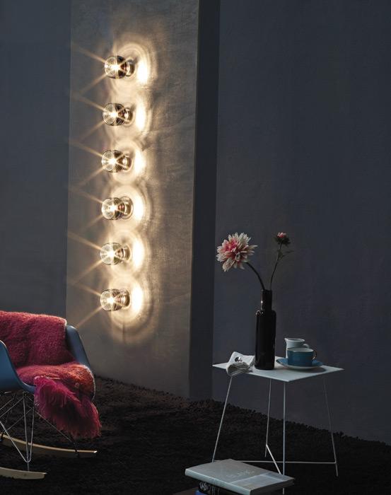 DAMASCO FA C Blown glass wall lamp / ceiling lamp