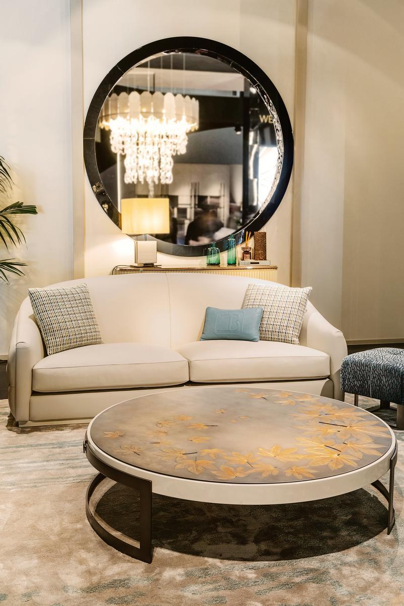 EMPERADOR 4 seater velvet sofa