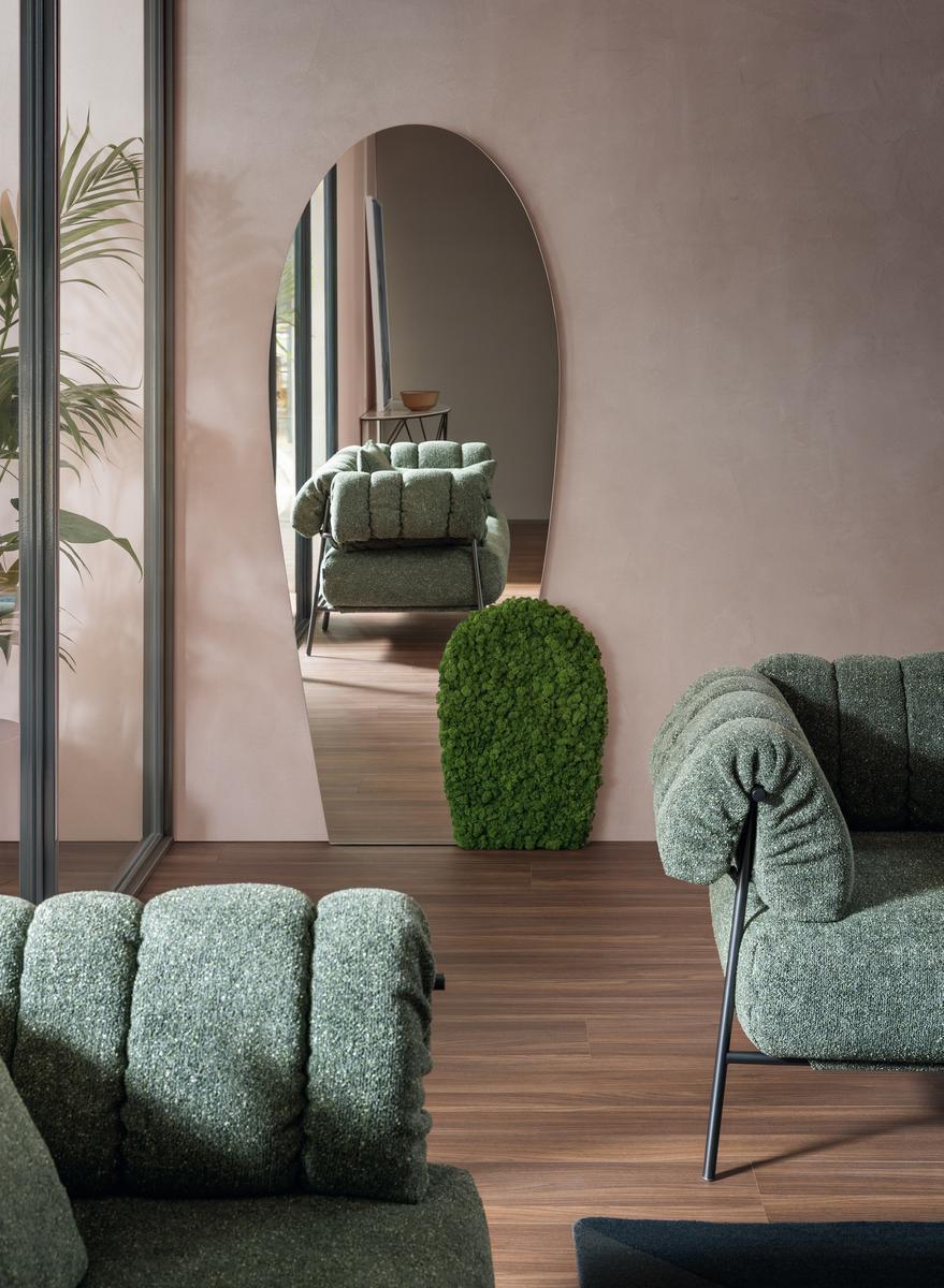 TIRELLA 2 seater fabric sofa