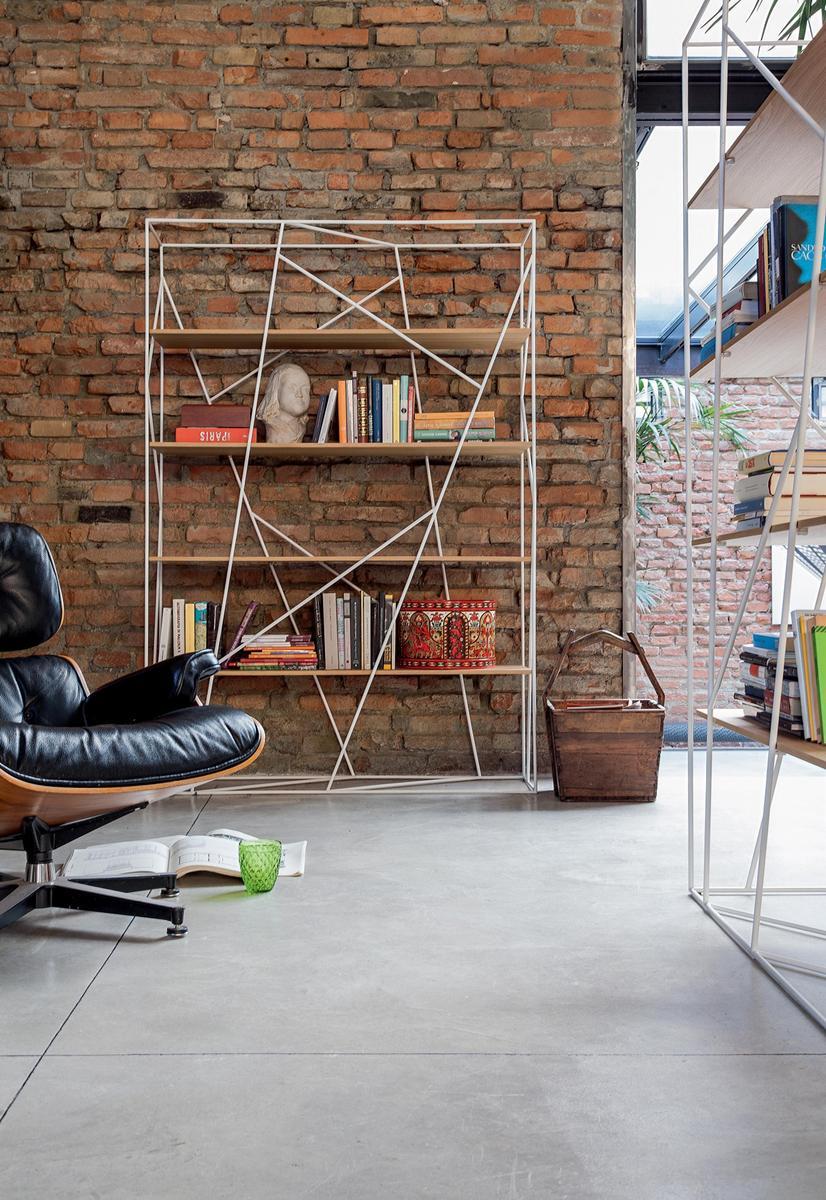 NAVIGLIO Open double-sided divider bookcase