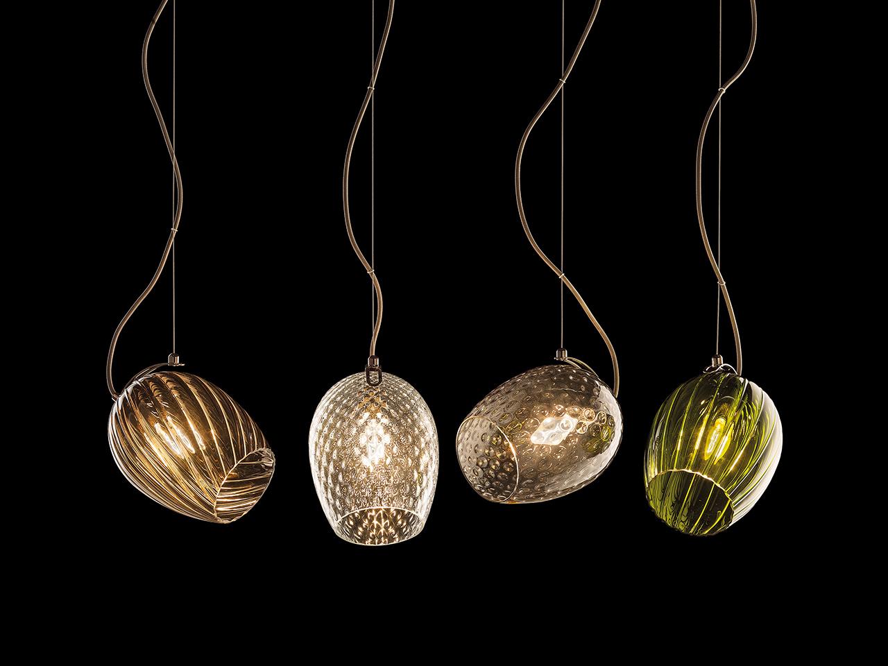 NUCE 4011/S Blown glass pendant lamp