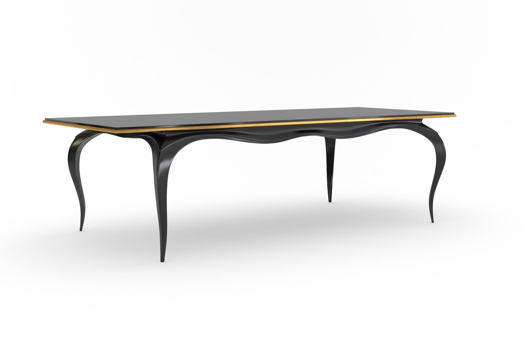 VANESIO Extending rectangular beech table