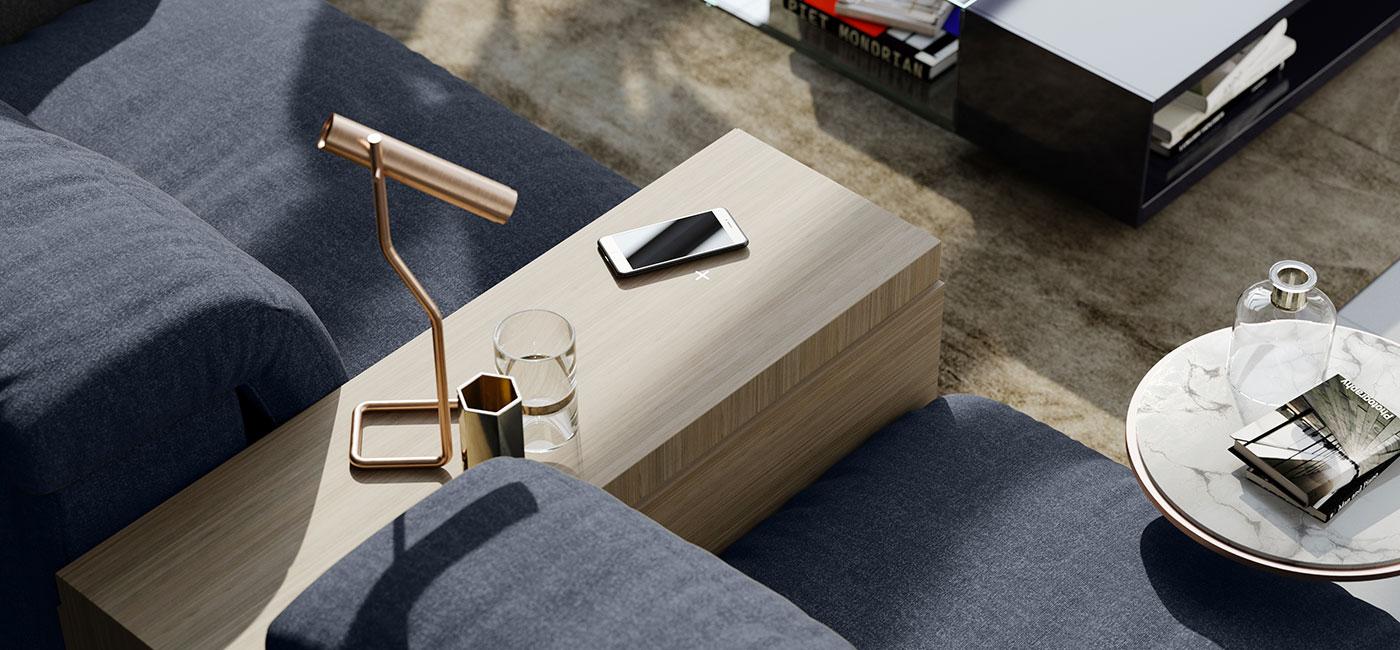 COLOSSEO Adjustable metal table lamp