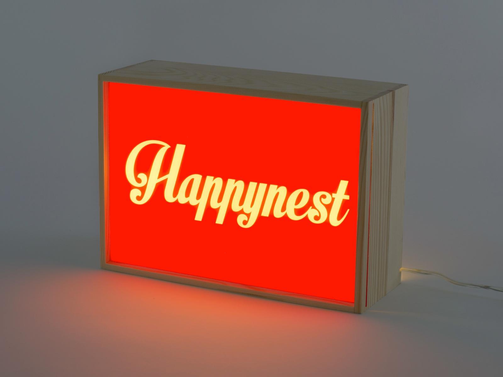 HAPPYNEST Wooden Light letter HAPPYNEST Wooden Light letter