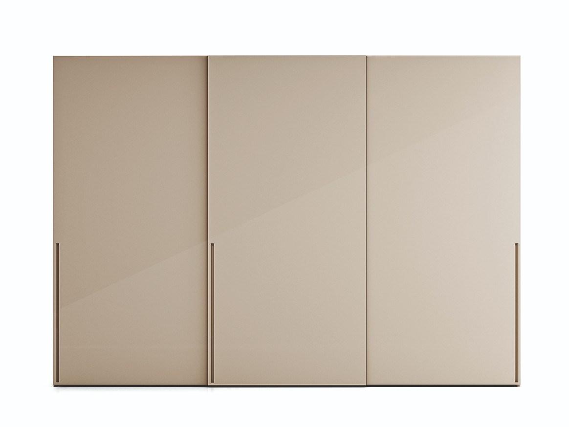 TRATTO Lacquered wooden wardrobe