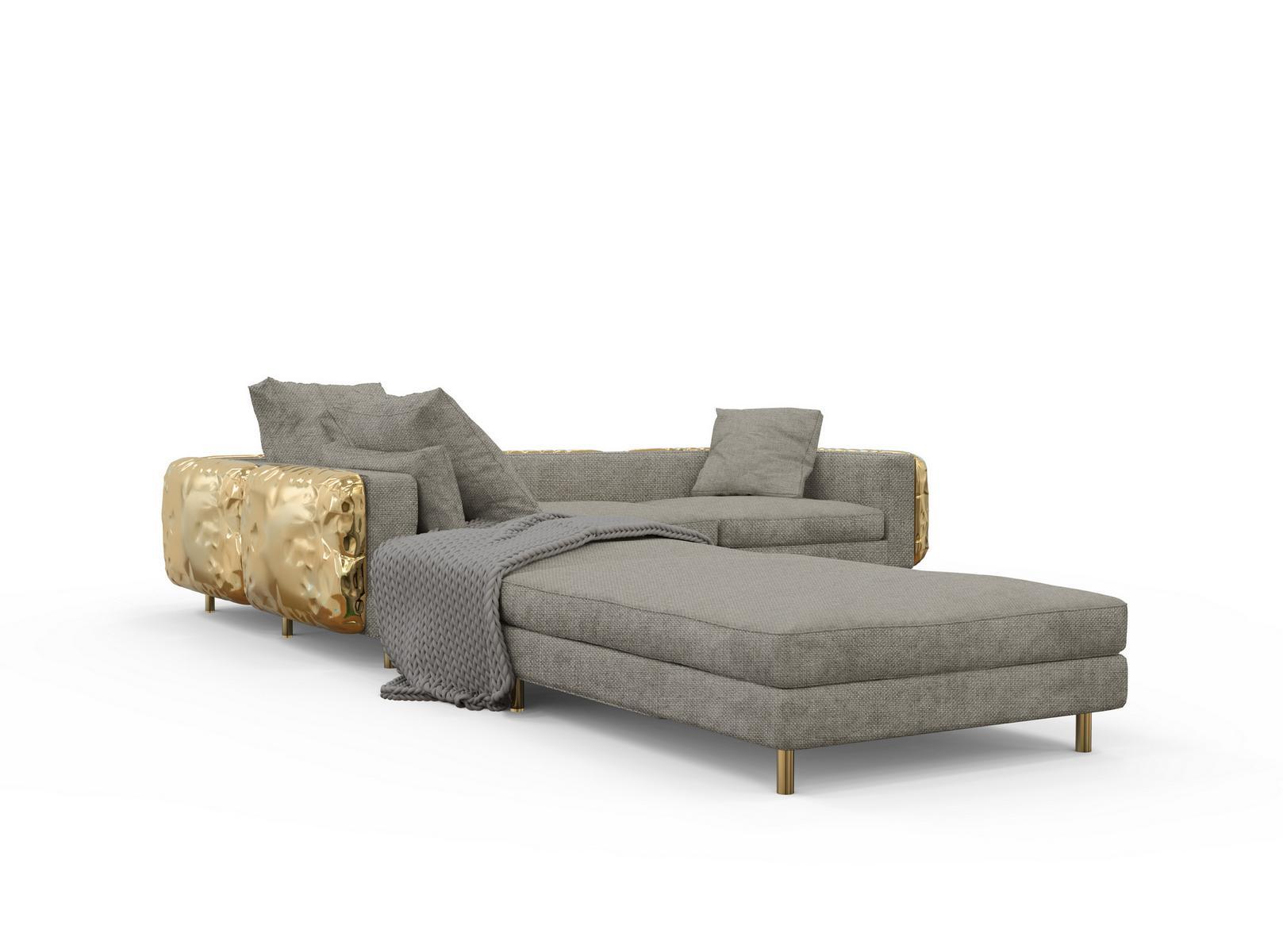 IMPERFECTIO Corner modular fabric sofa with chaise longue IMPERFECTIO Corner modular fabric sofa with chaise longue