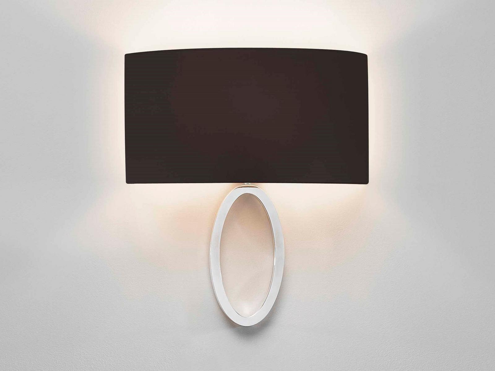 LIMA Wall lamp in steel and fabric