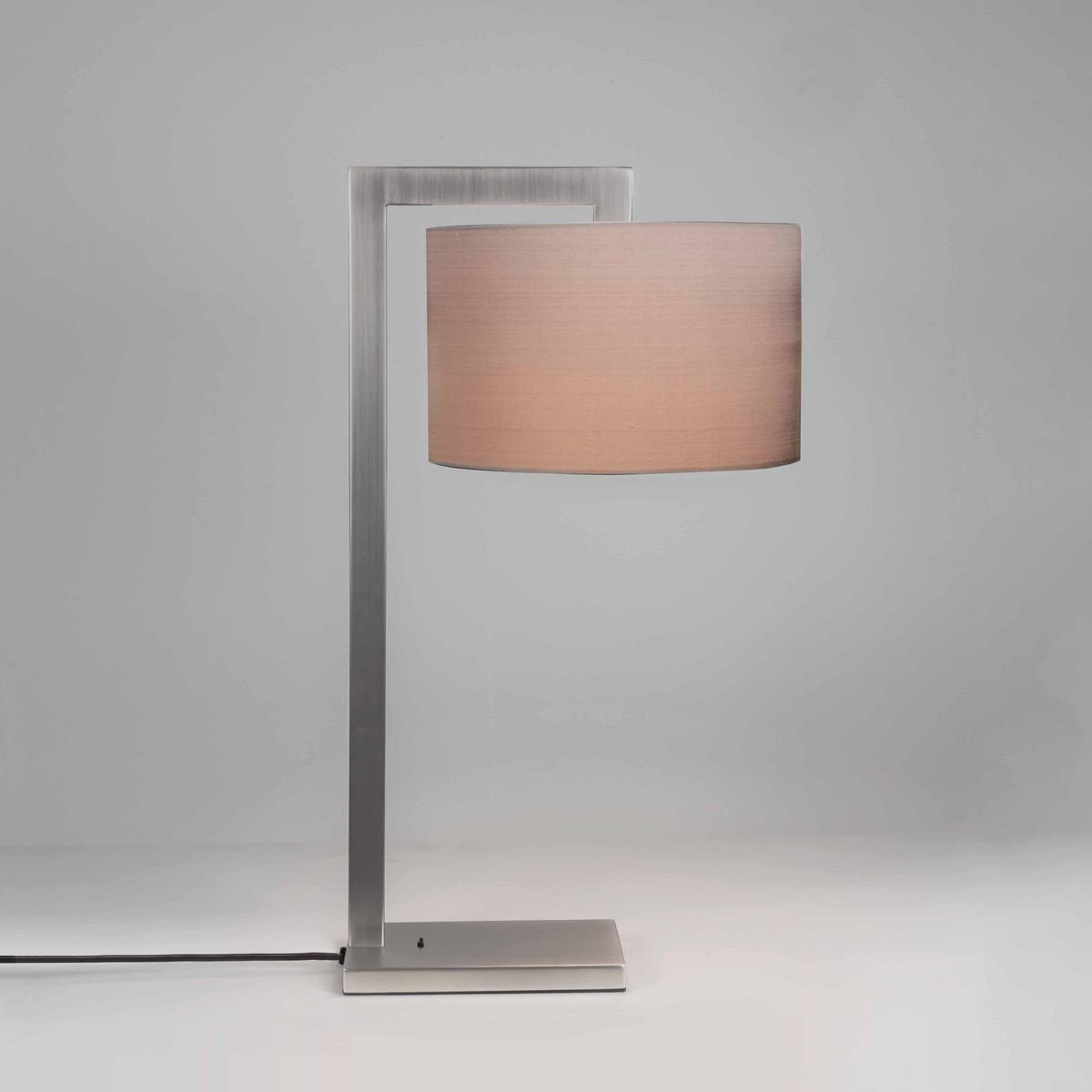RAVELLO Table lamp in steel and fabric