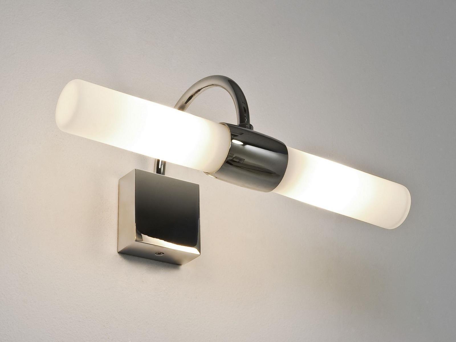 DAYTON Mirror lamp in zinc and glass
