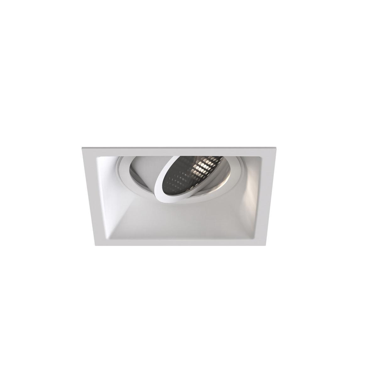 MINIMA SQUARE ADJUSTABLE FIRE-RATED LED metal spotlight