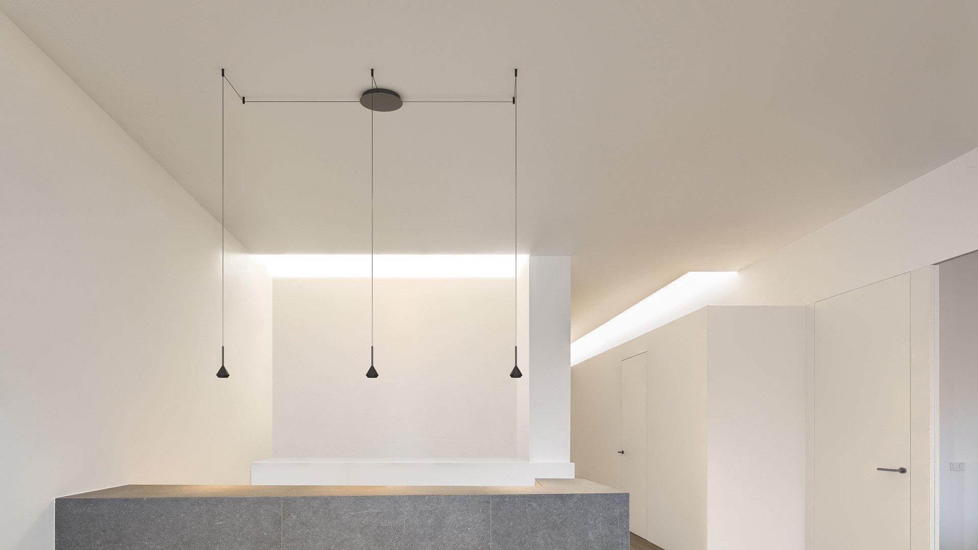 SPIN FANCY SHAPE LED adjustable aluminium pendant lamp