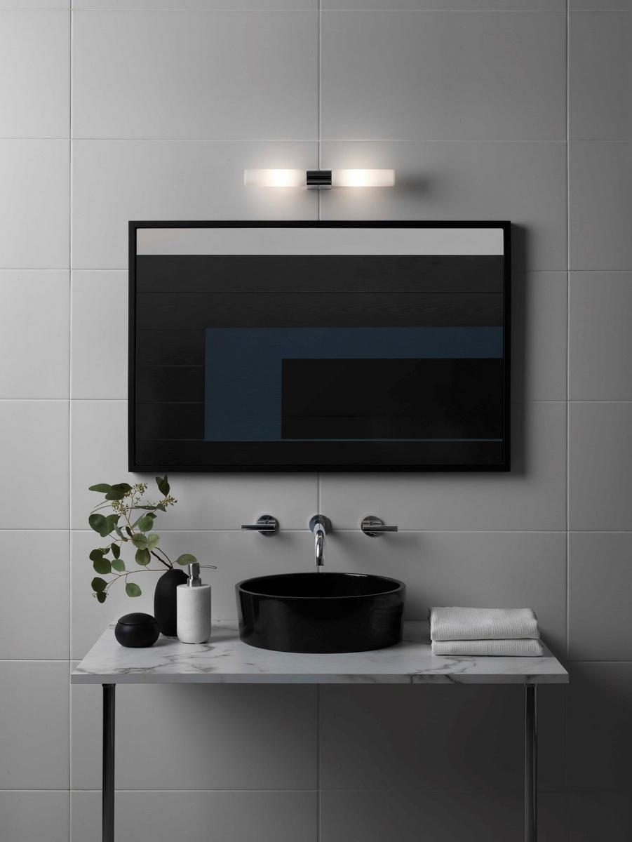 PADOVA Mirror lamp in zinc and glass