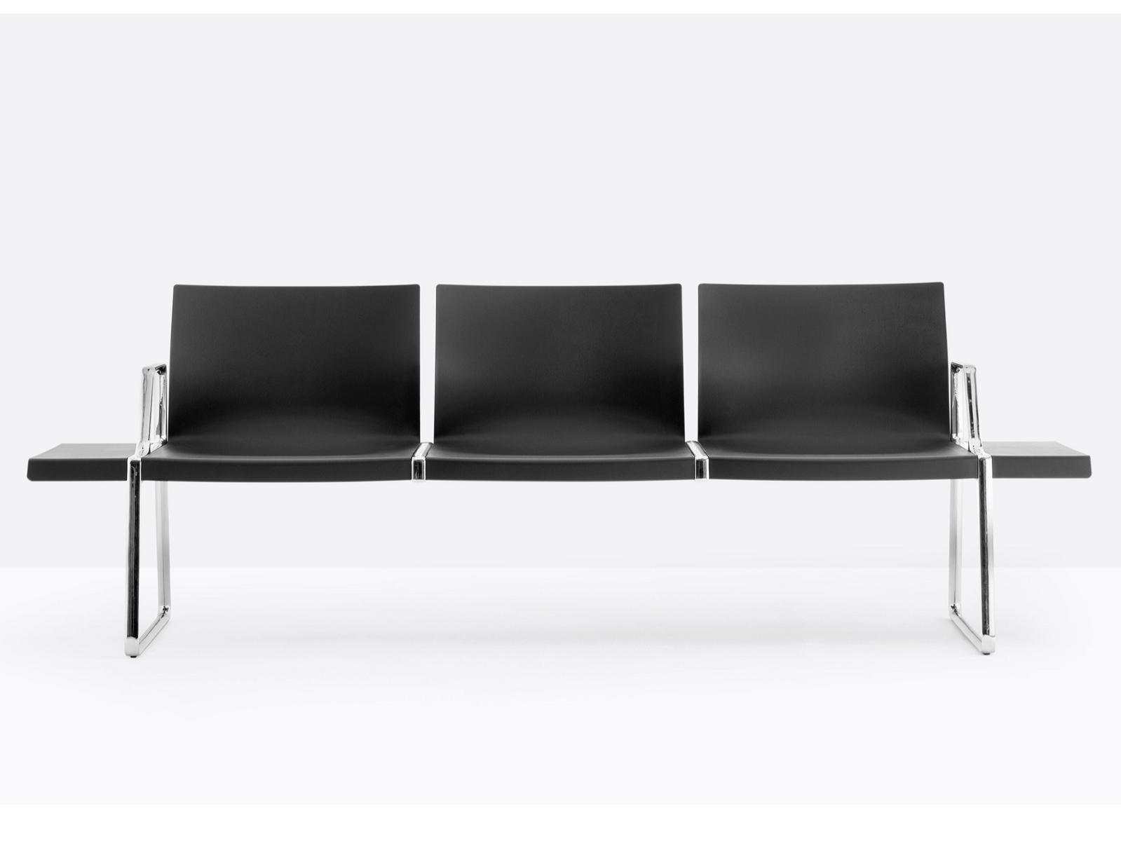 PLURAL P02023/2024/2026/2029 Polypropylene bench with back