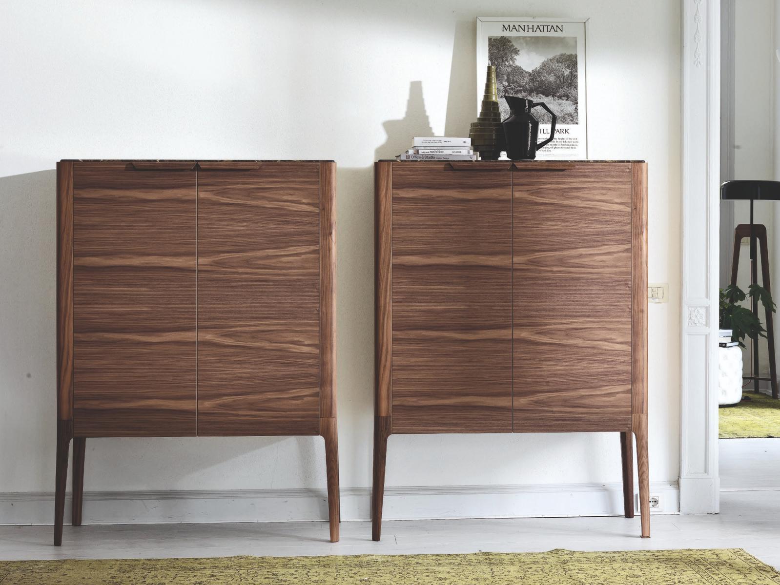 ATLANTE Walnut highboard