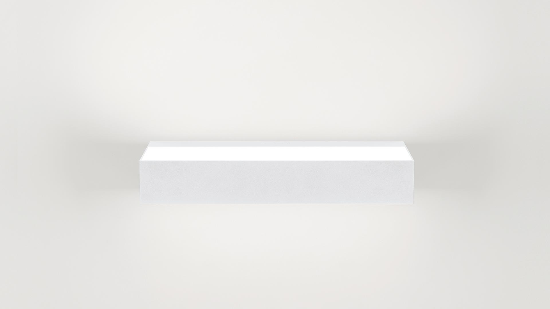 REC DOUBLE LED direct-indirect light aluminium wall light