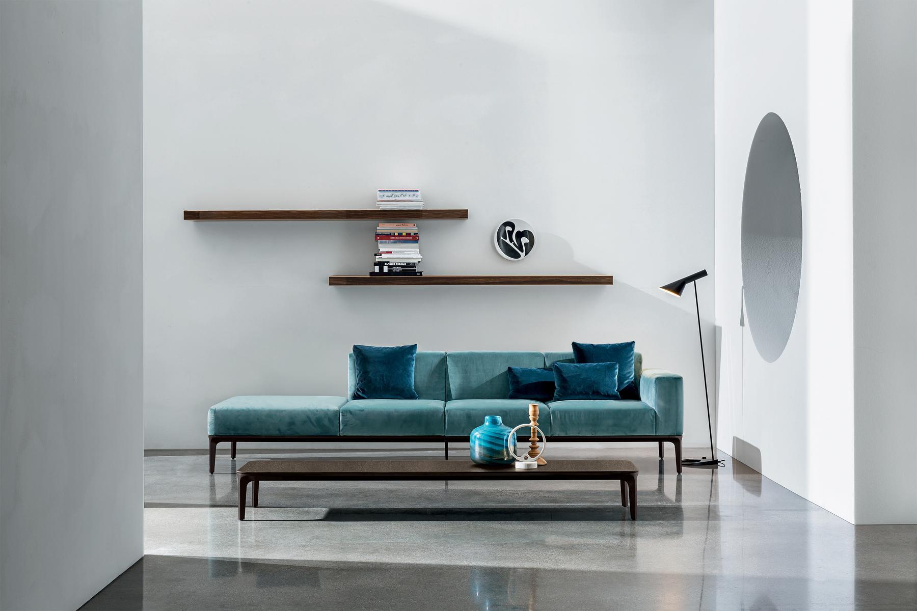 SLIM Rectangular ceramic coffee table