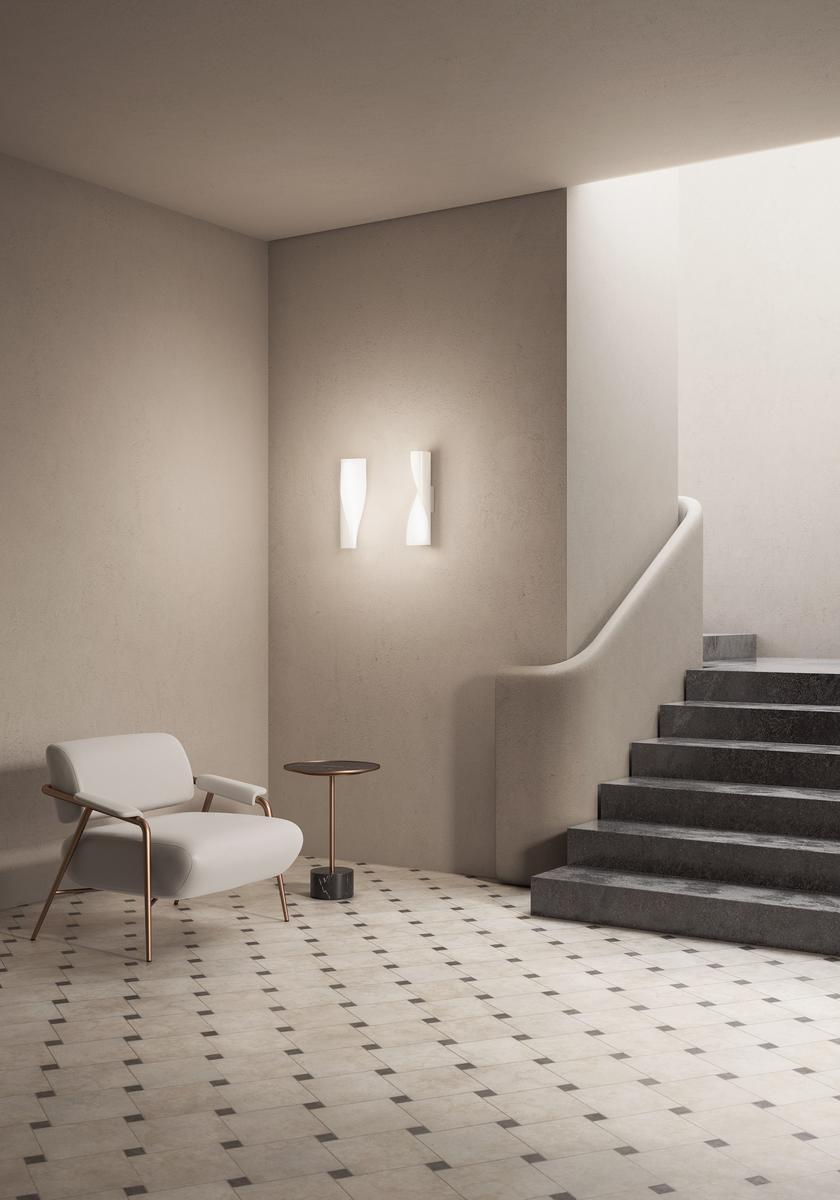 EVITA LED technopolymer and polyethylene wall lamp
