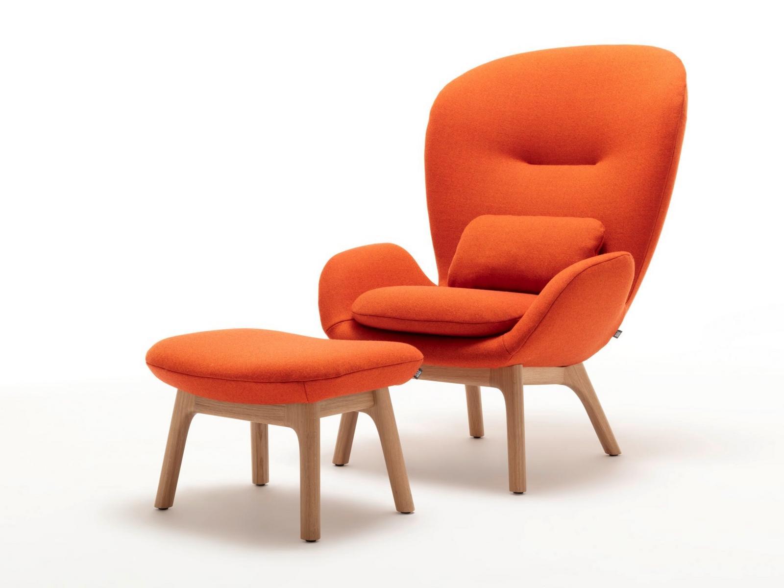 594 Fabric armchair with armrests