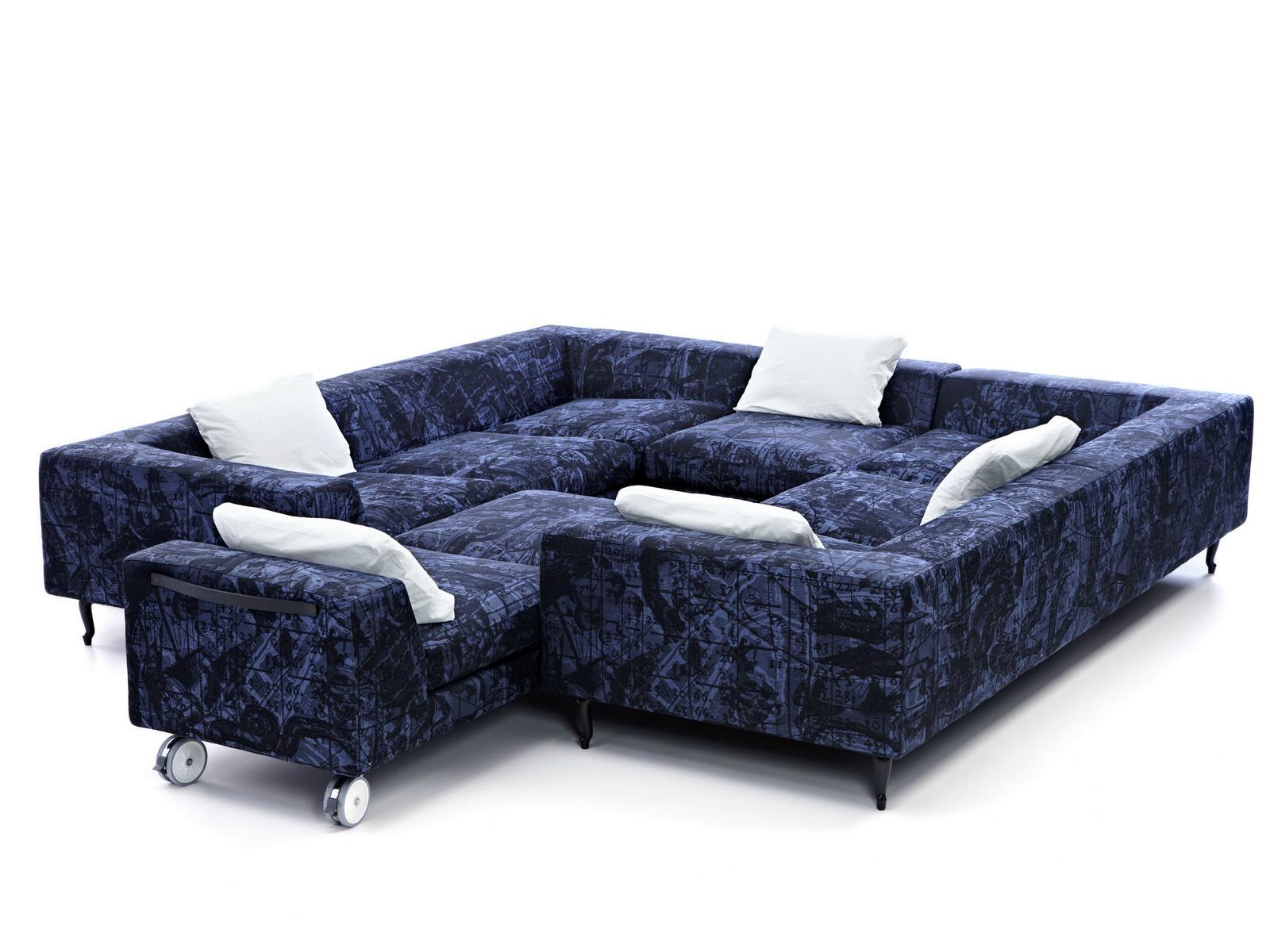 ZLIQ ISLAND Sectional Dacron® sofa