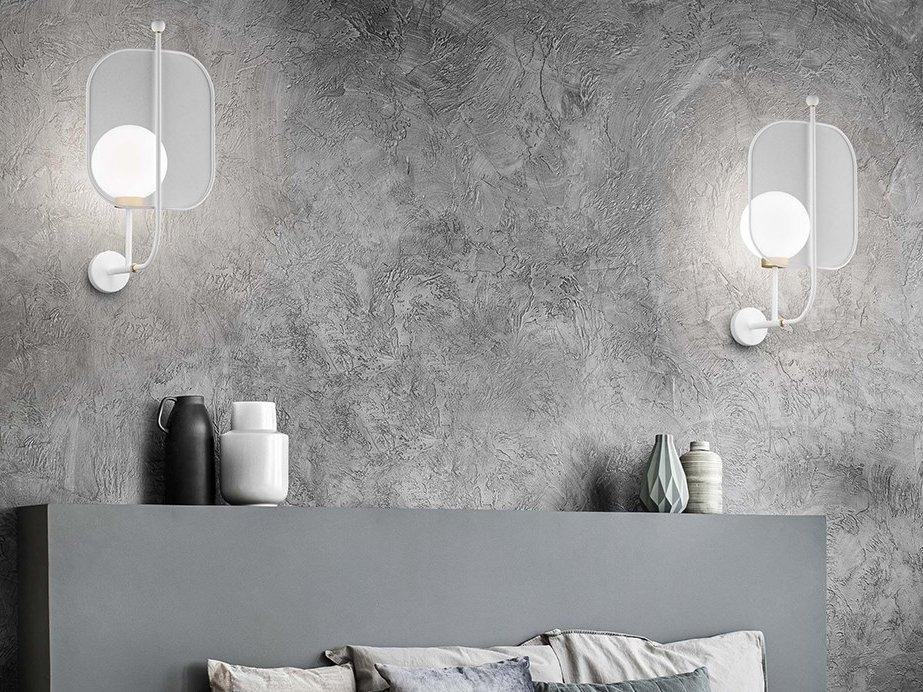 PAPILIO A1G Painted metal wall light