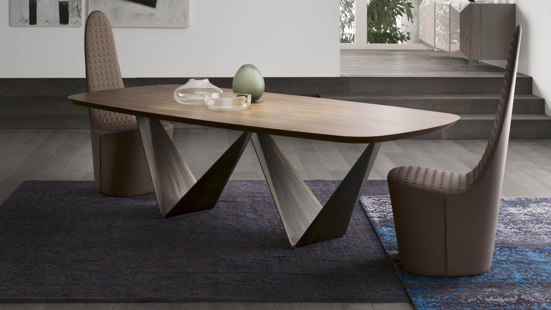 PRISMA Rectangular wooden dining table