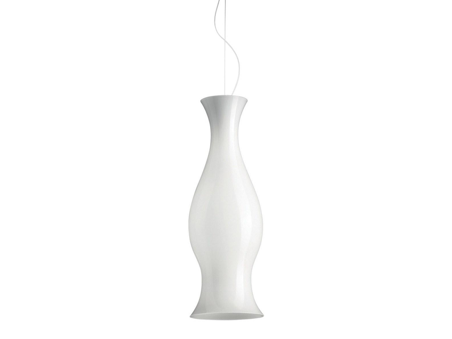 SPRING S LED blown glass pendant lamp