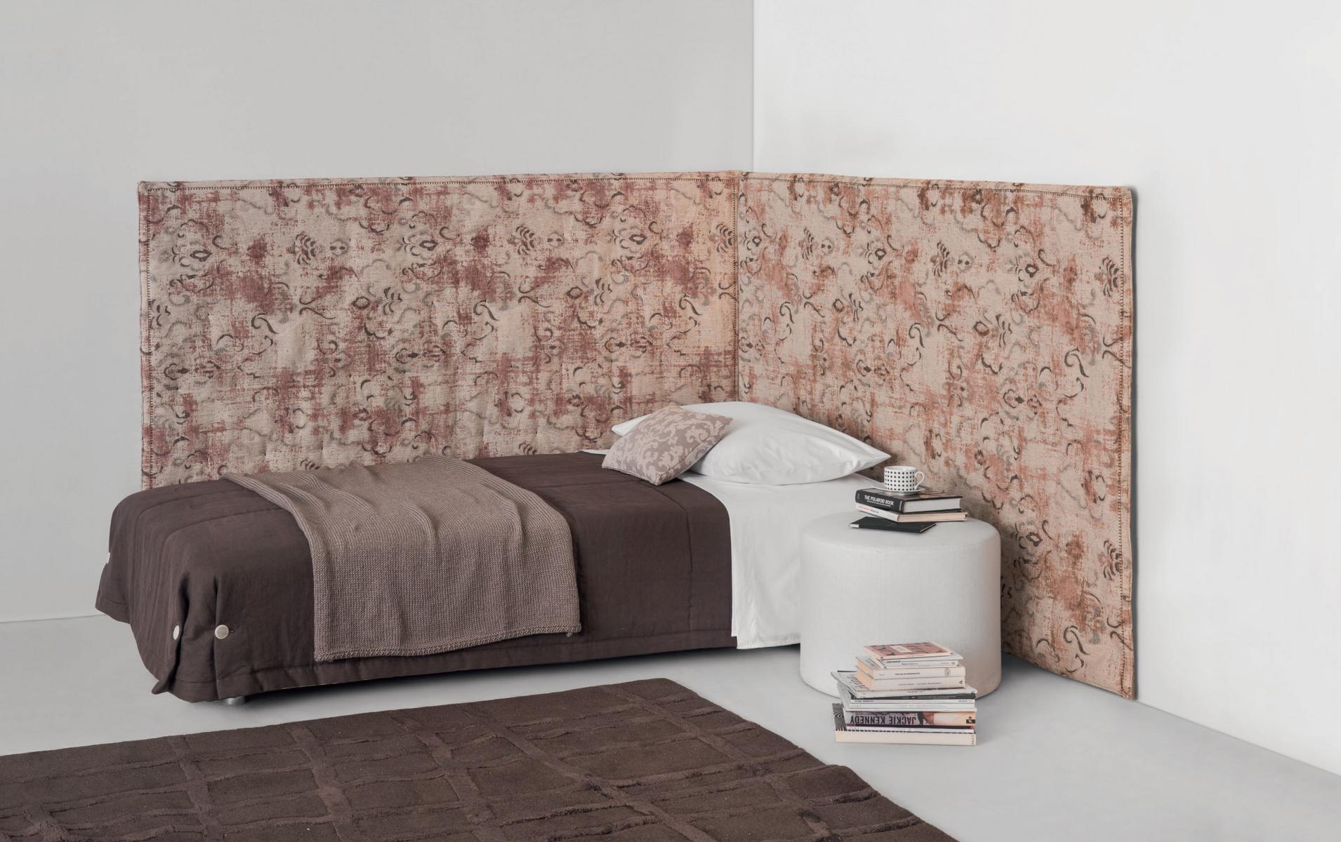 GHOST Fabric sofa bed with removable cover