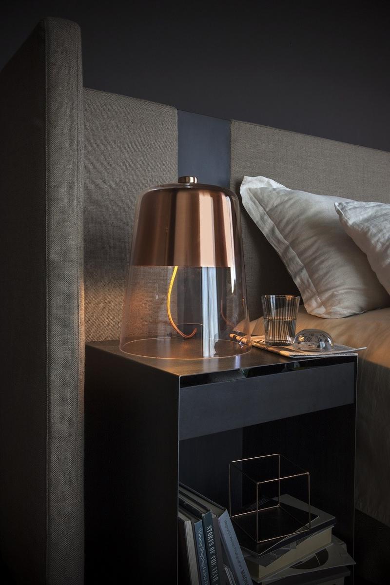 SEMPLICE - 226 Blown glass table lamp with dimmer