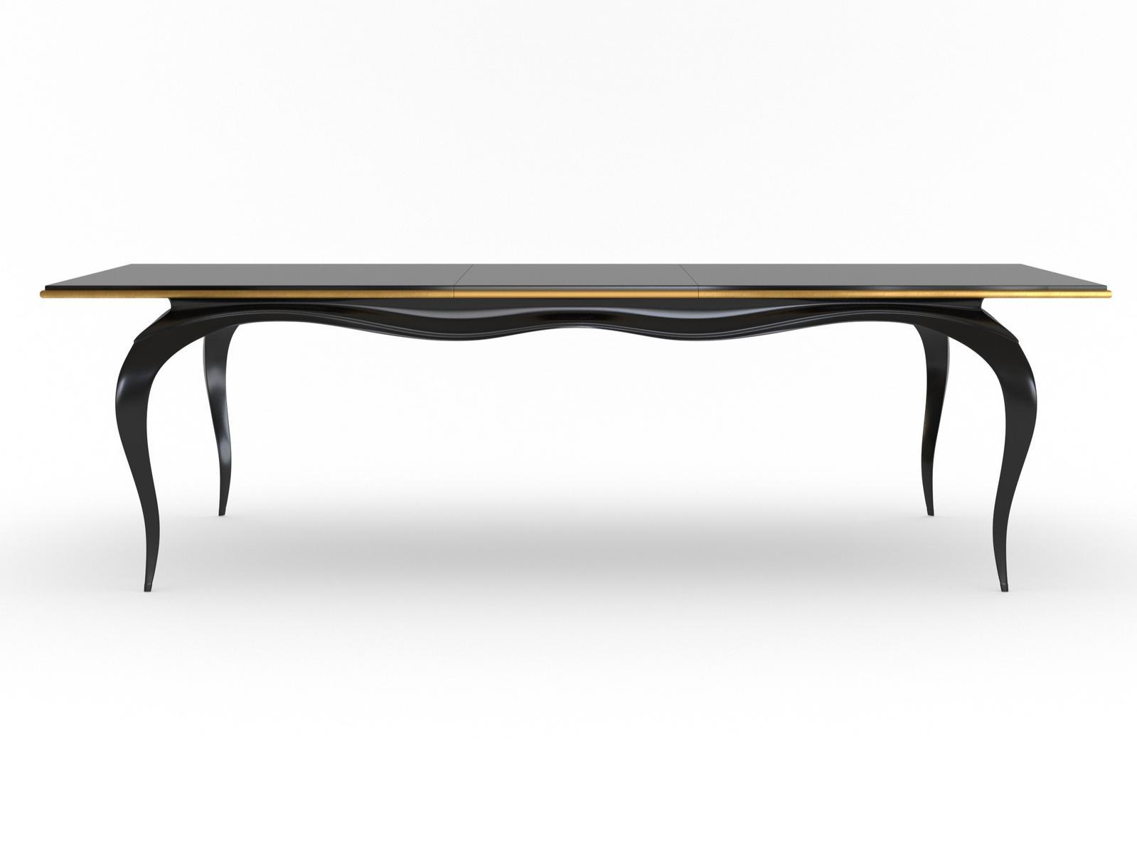 VANESIO Extending rectangular beech table