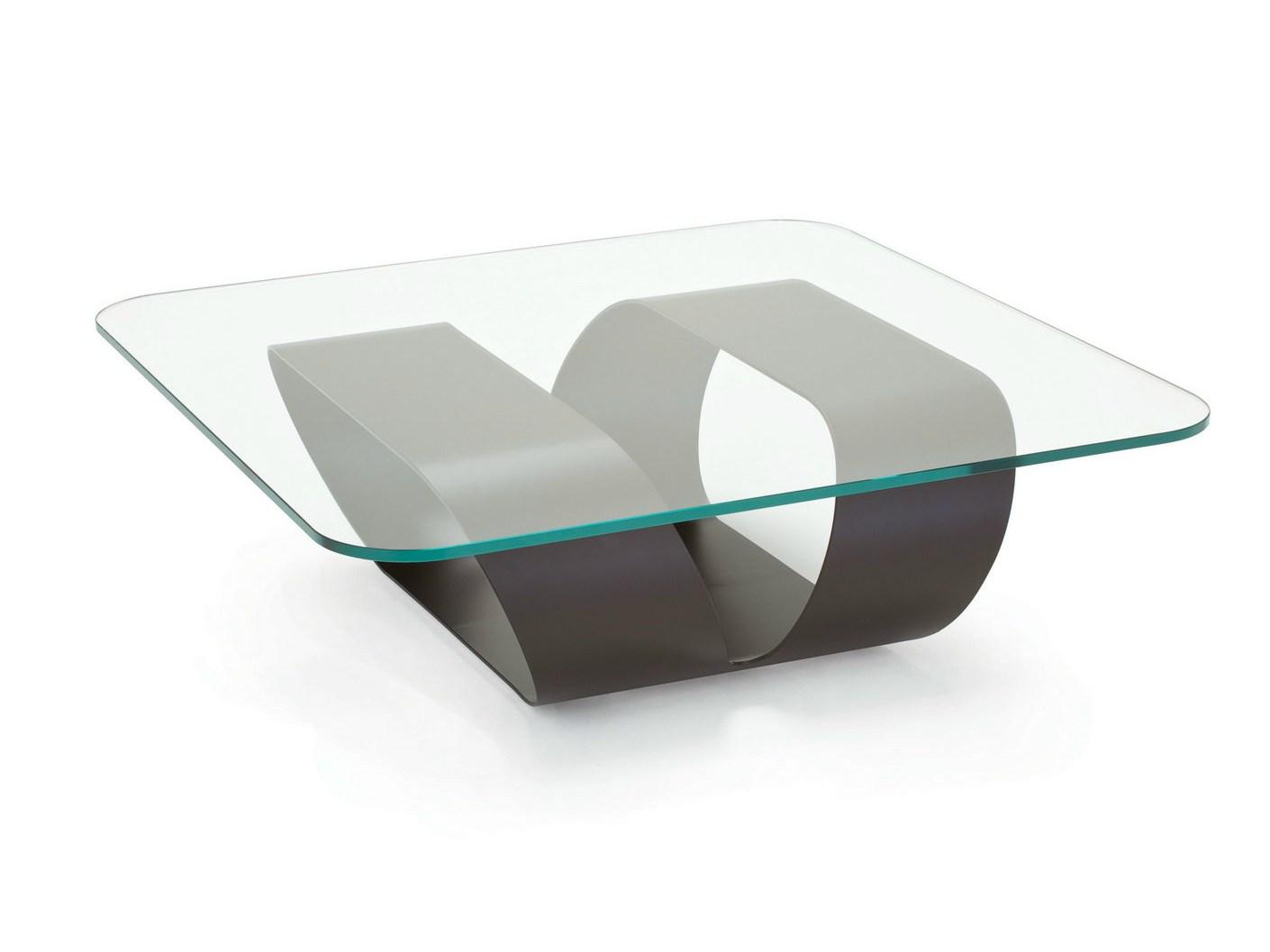 RING Glass coffee table