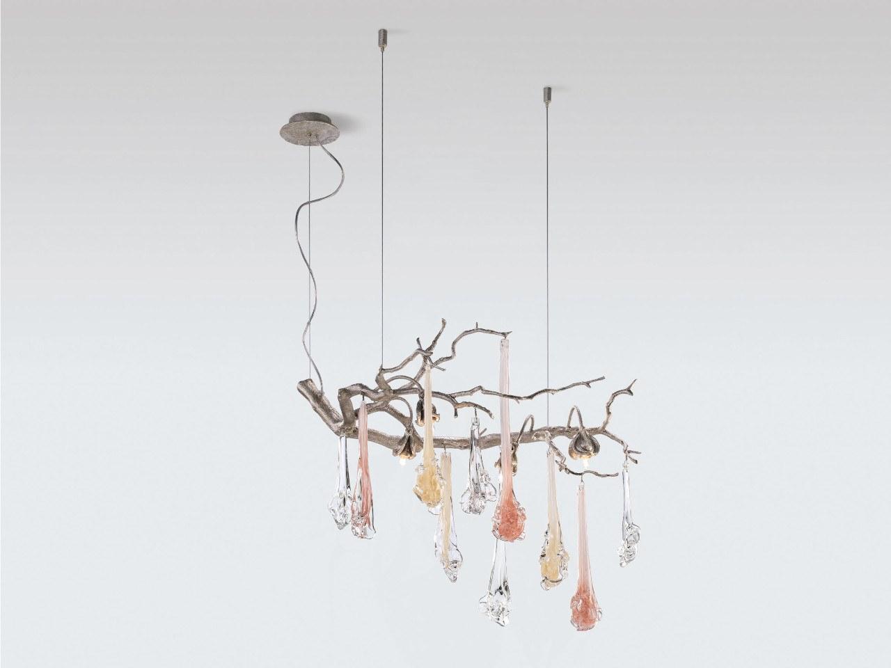 CORAL CT3393/4 Handmade bronze pendant lamp