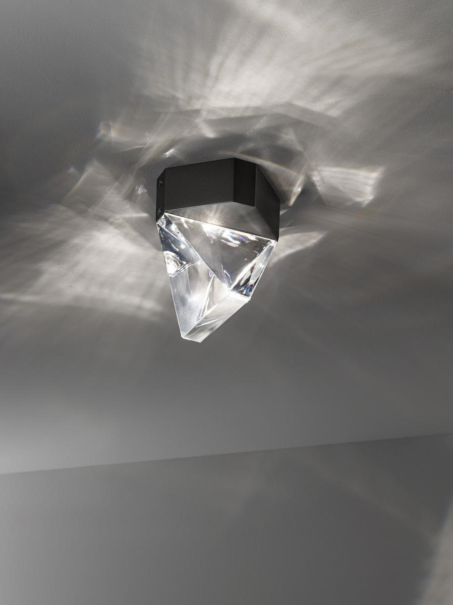 TRIPLA LED crystal ceiling lamp