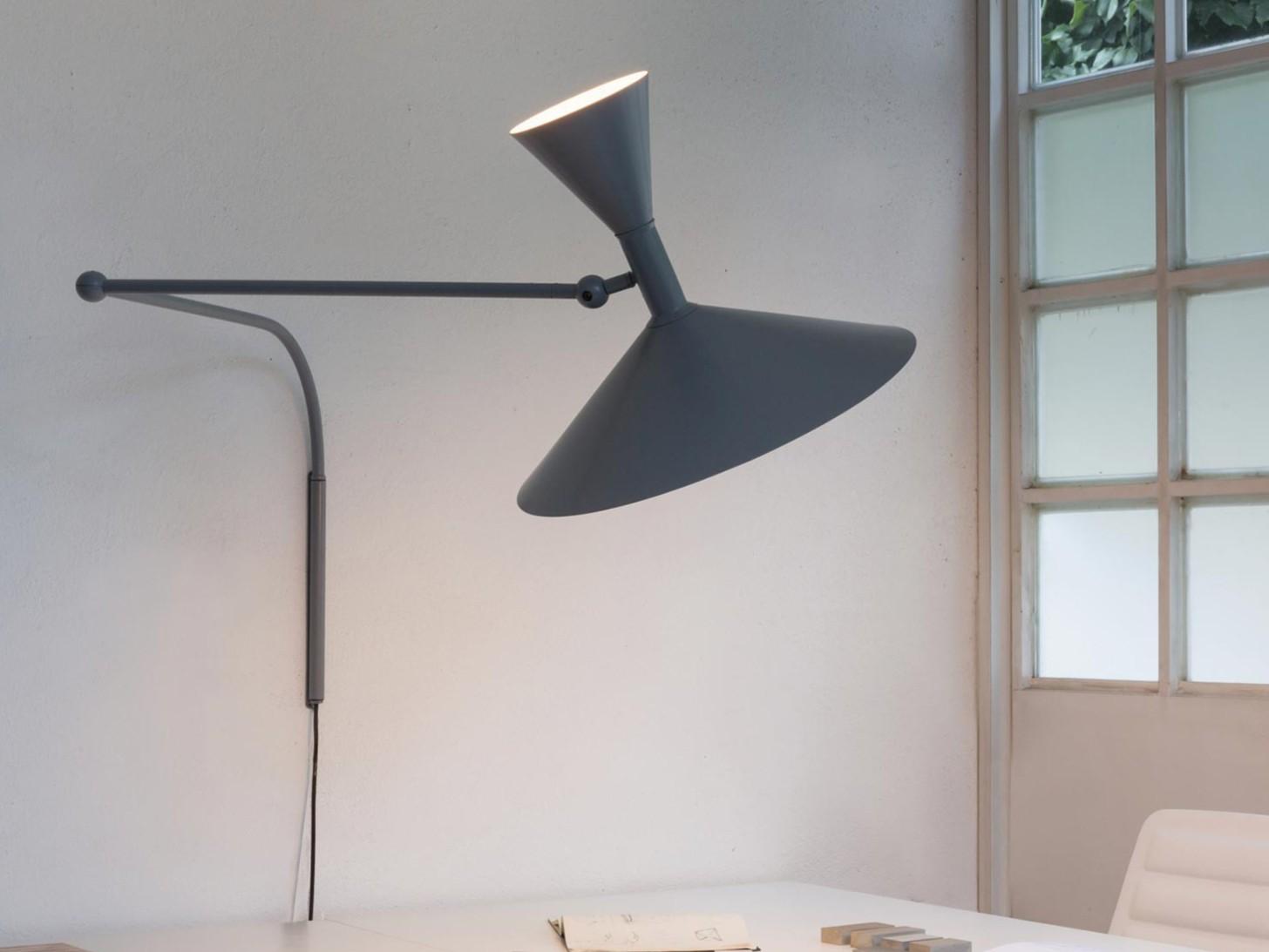 LAMPE DE MARSEILLE Adjustable aluminium wall lamp