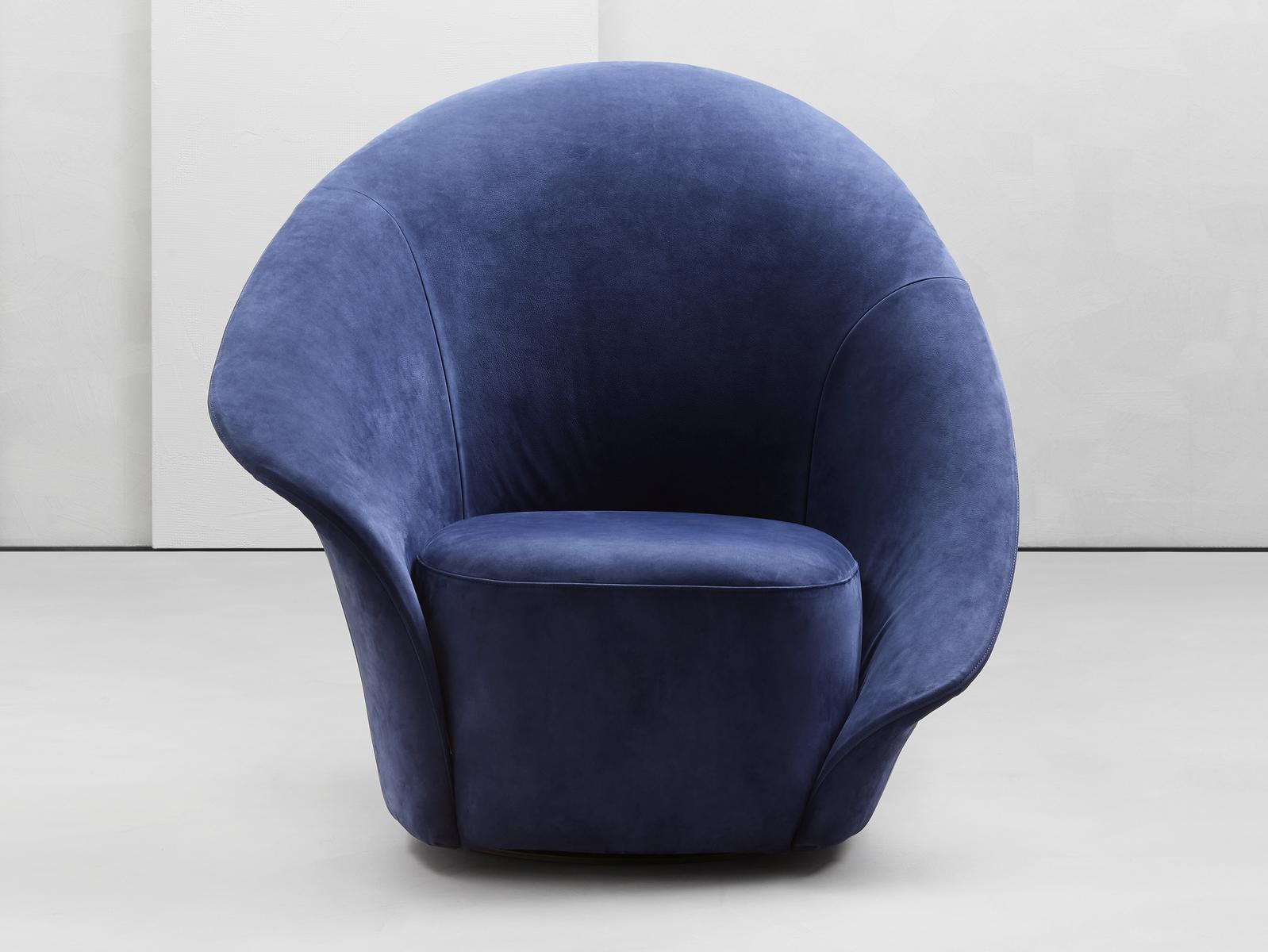 LILIA Swivel upholstered easy chair