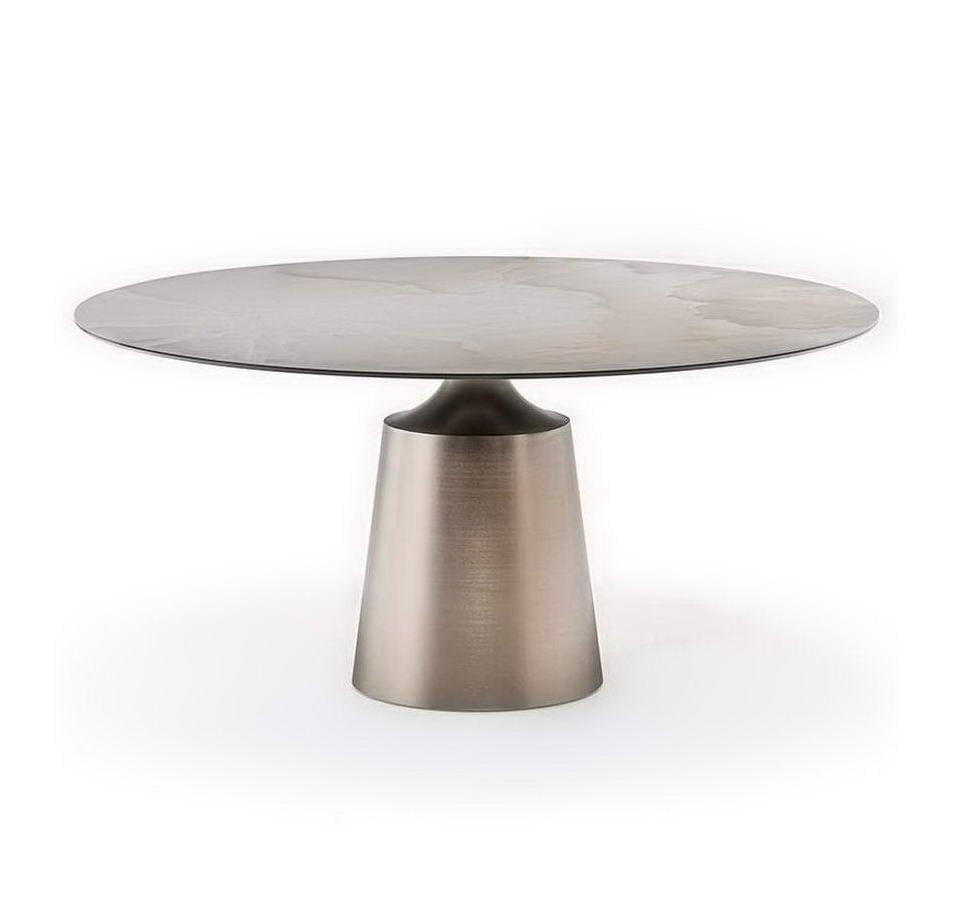 YODA KERAMIK Round metal table