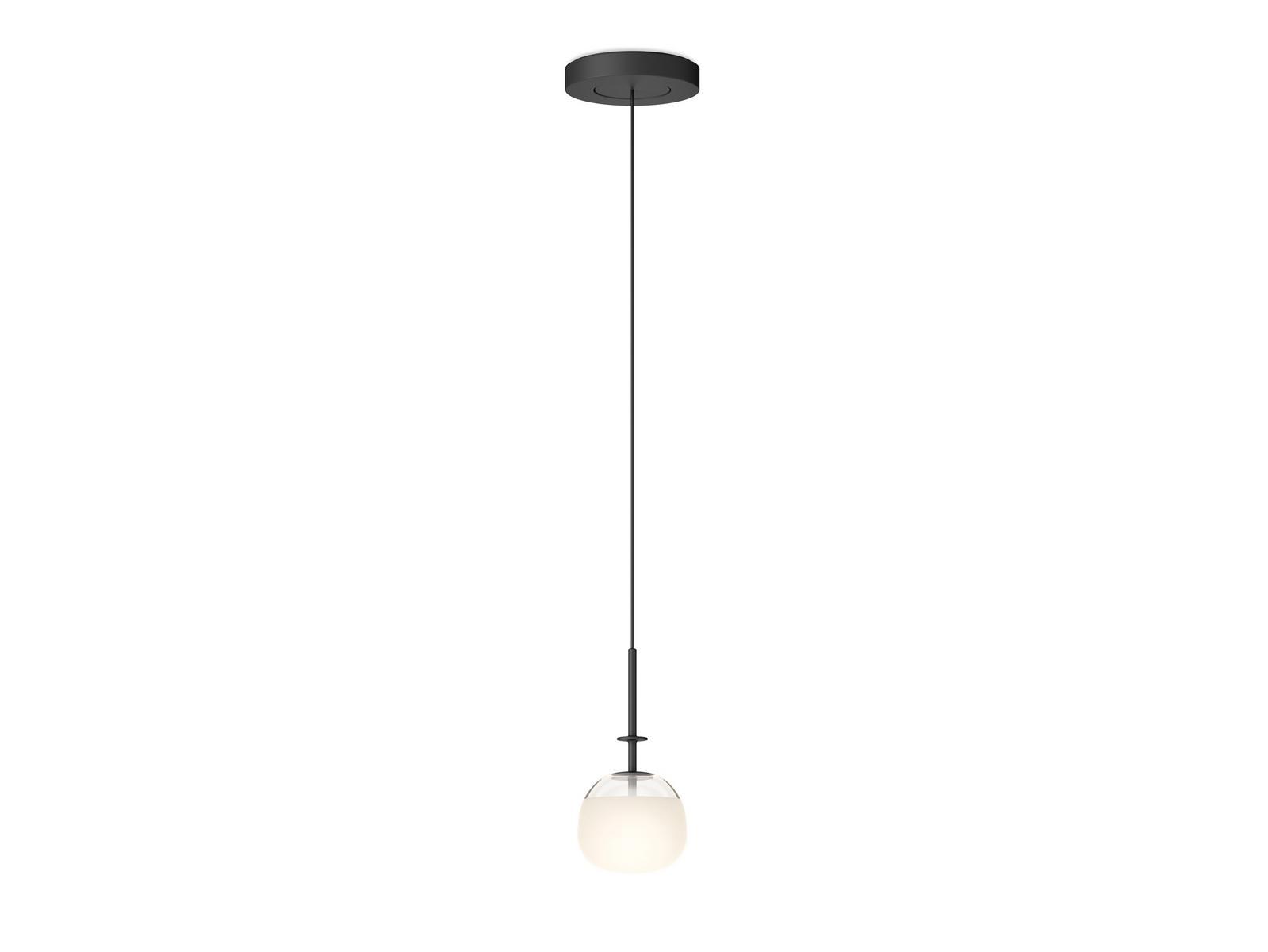 TEMPO 5772_5778 LED direct light glass and steel pendant lamp
