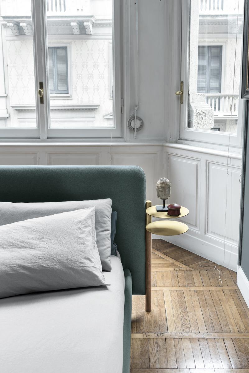 FLAG Upholstered double bed
