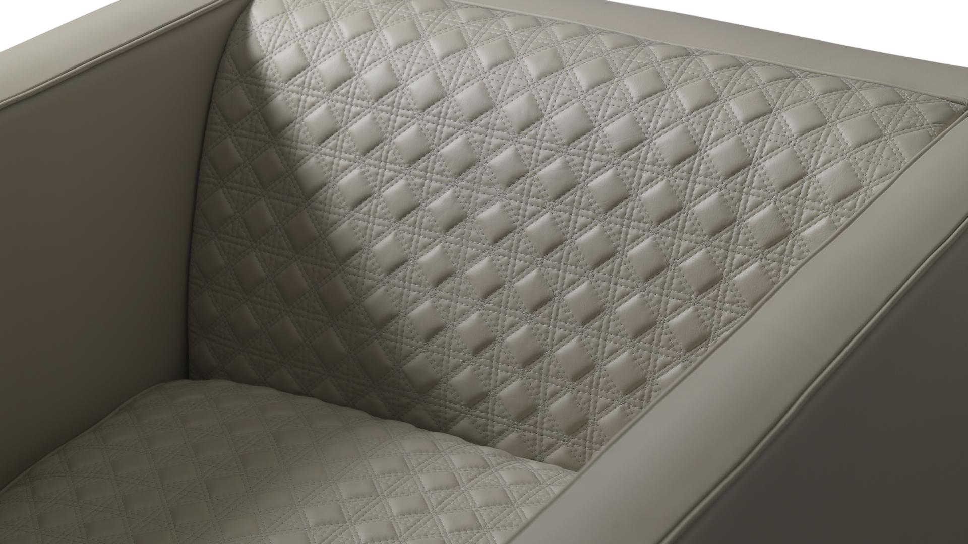 AVANTGARDE Upholstered fabric armchair with armrests