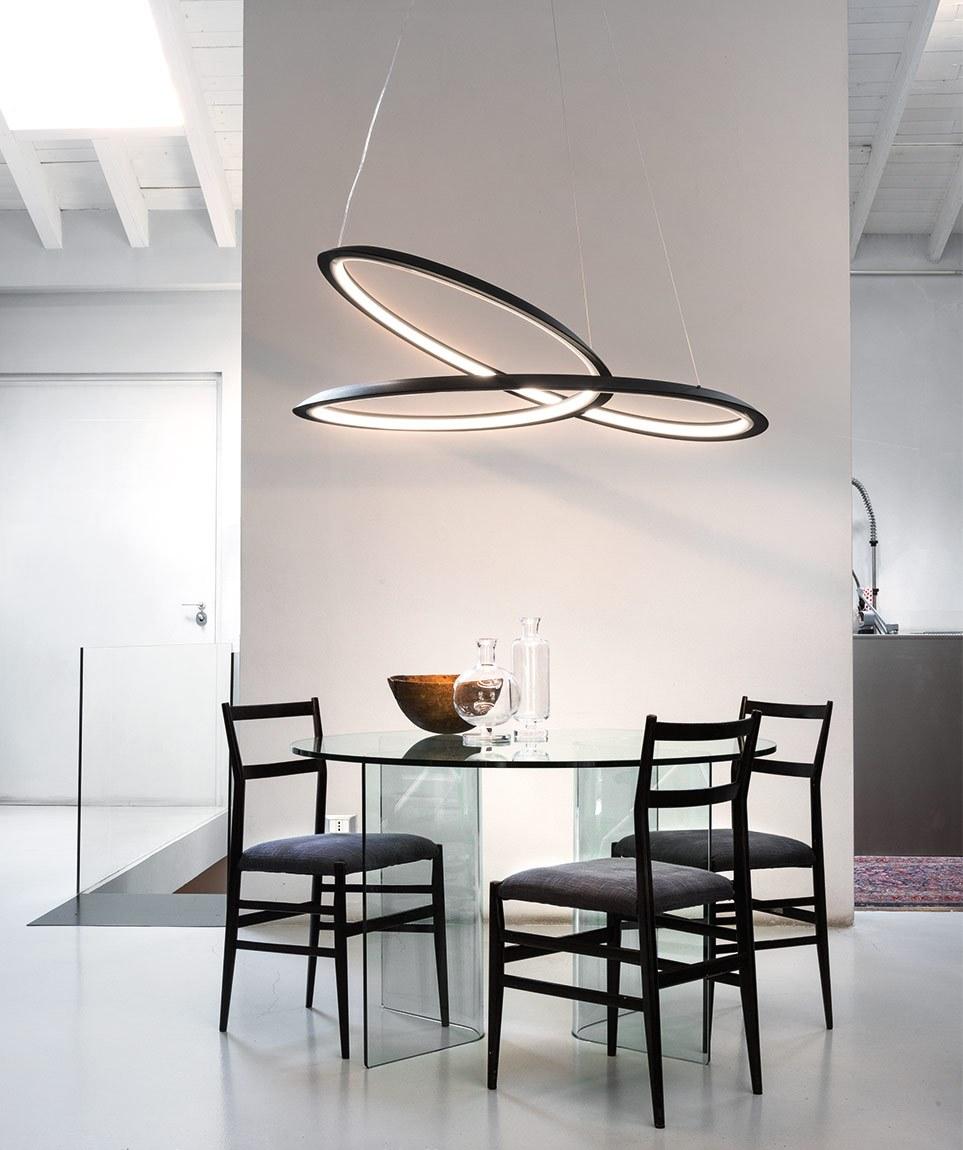 KEPLER LED extruded aluminium pendant lamp