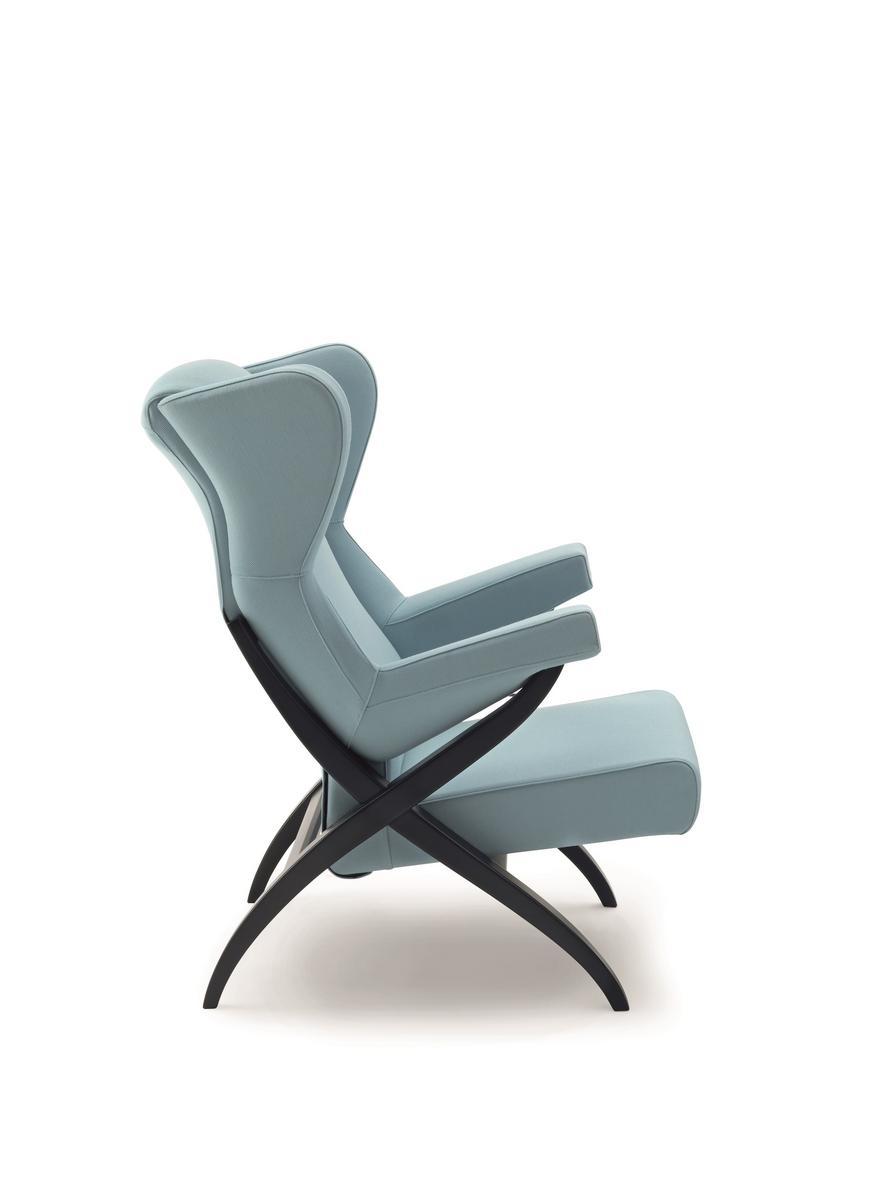 FIORENZA Fabric armchair with armrests