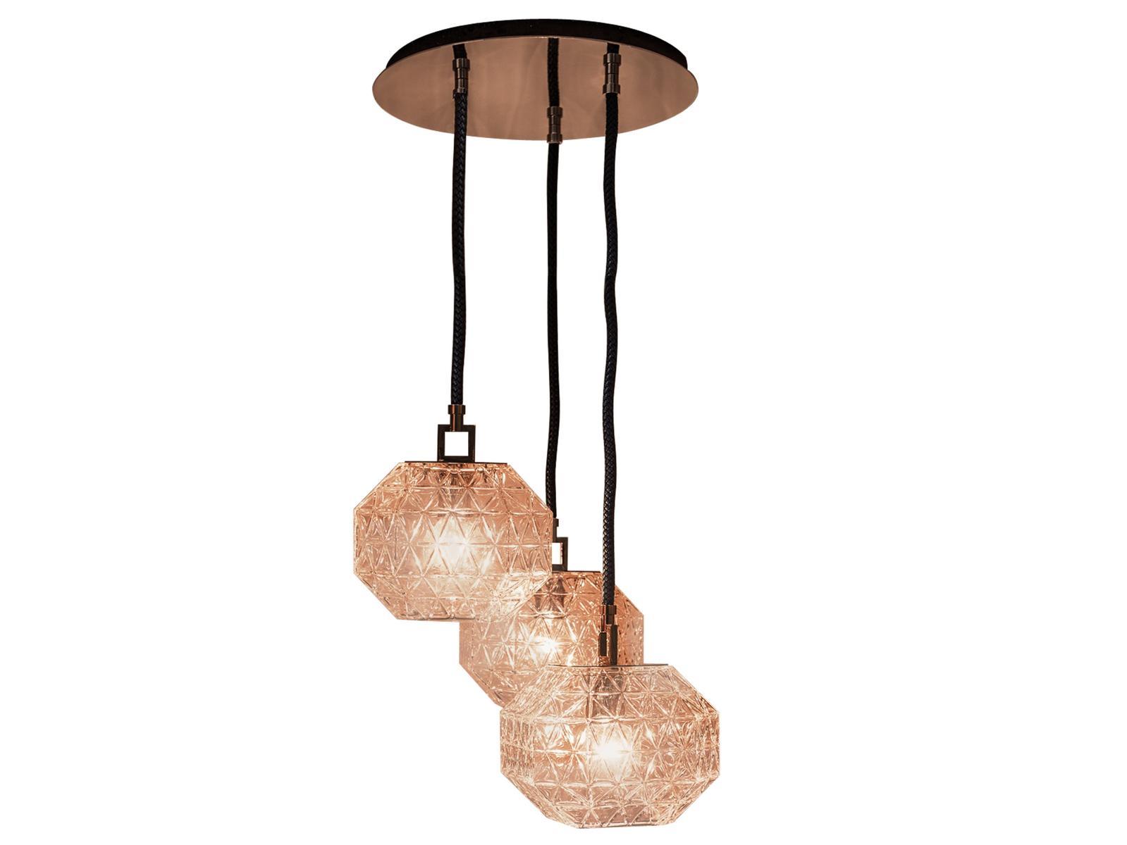 TREASURE DELUXE CLUSTER 3 Crystal pendant lamp