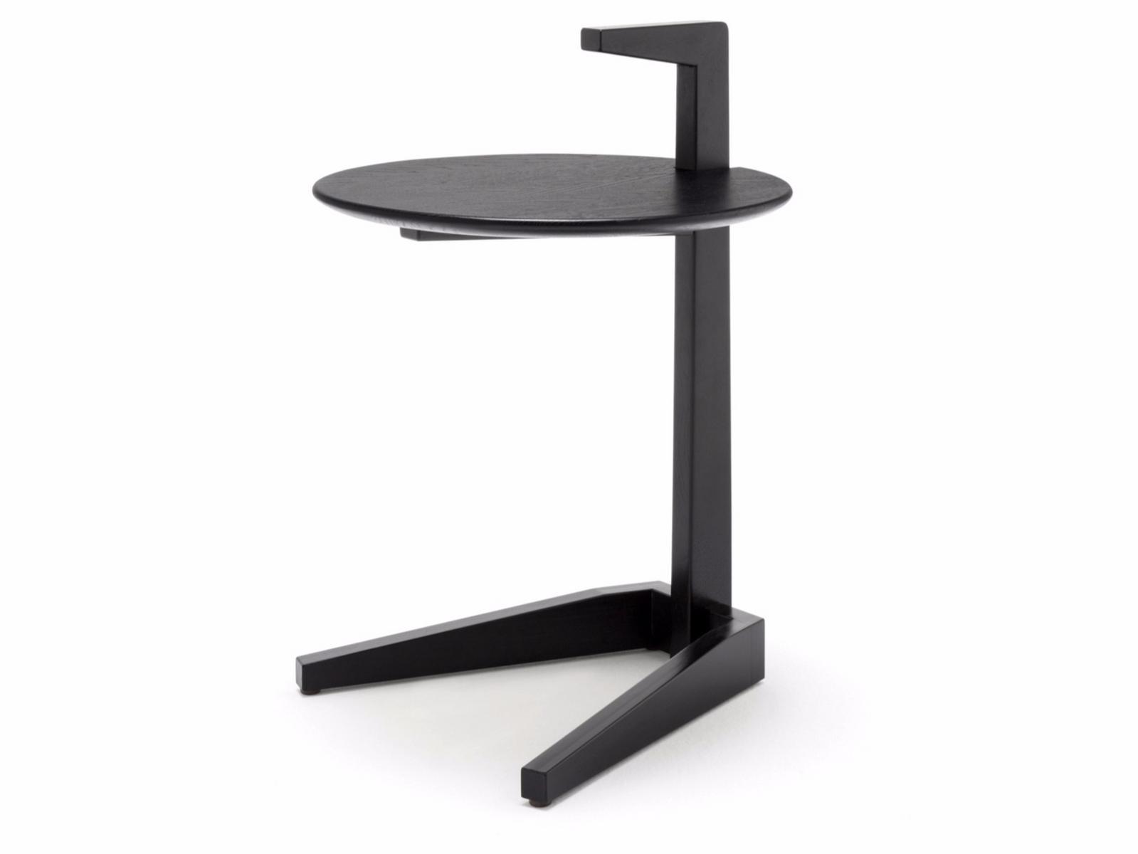 948 Round wooden side table