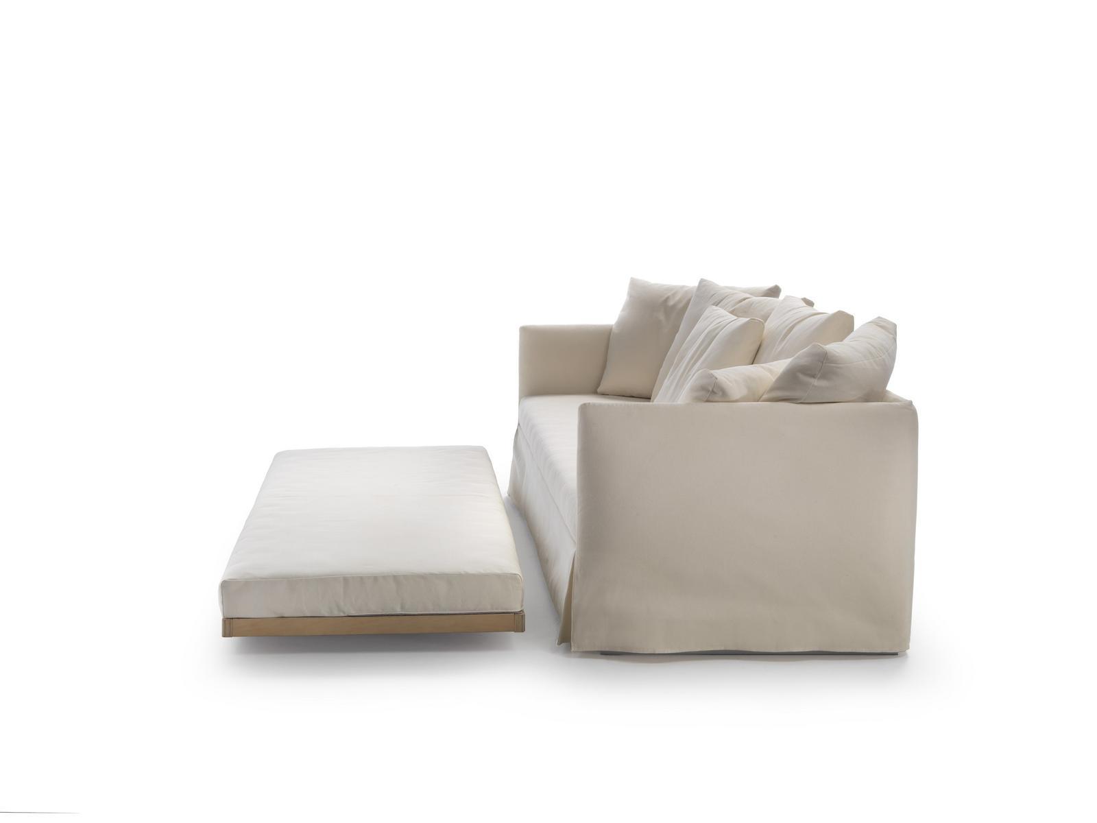 TWINS Fabric sofa bed with removable cover