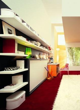 BOISERIE Modular wooden storage wall BOISERIE Modular wooden storage wall