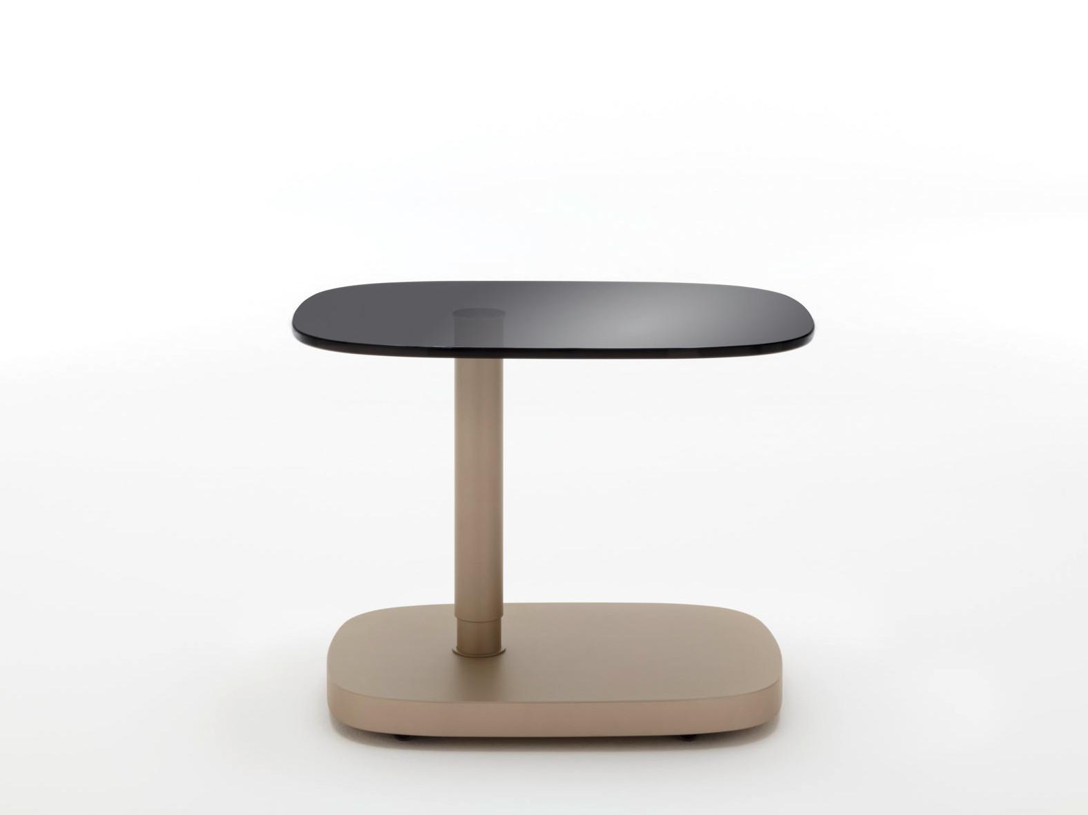 8550 Height-adjustable side table with castors