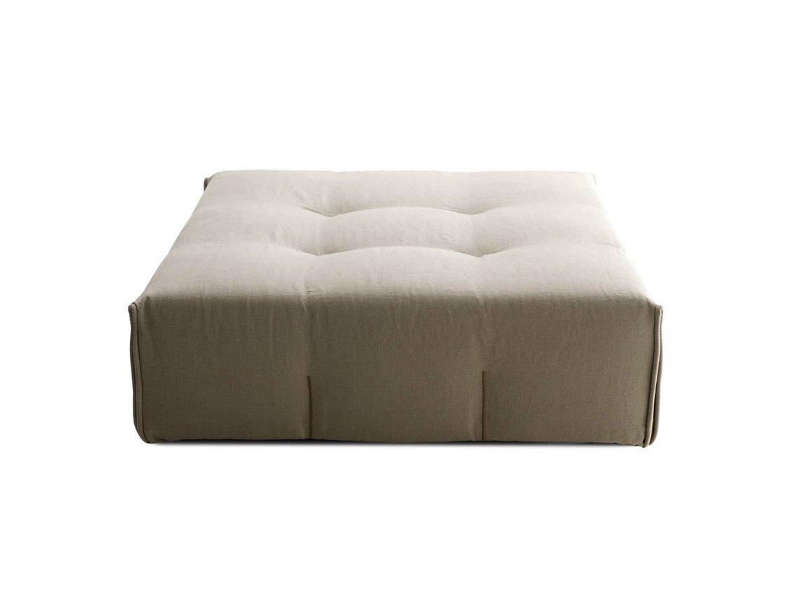 TUFTY-TOO Square fabric pouf