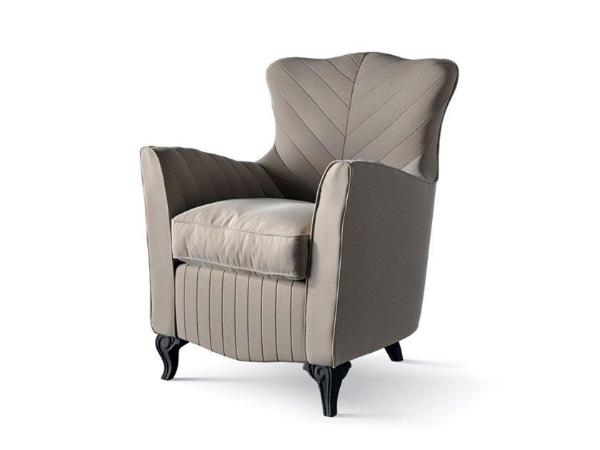 5944 Fabric armchair with armrests